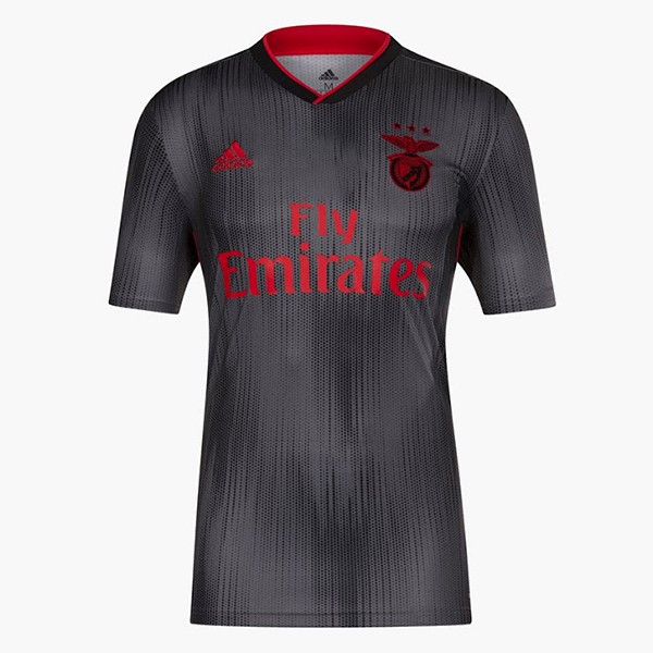 Maillot Football Benfica Exterieur 2019-20 Noir Gris